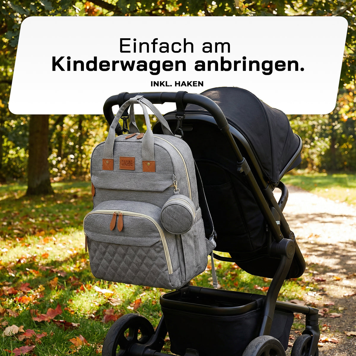 Napso - Windelrucksack Ausfahrbar mit Bett