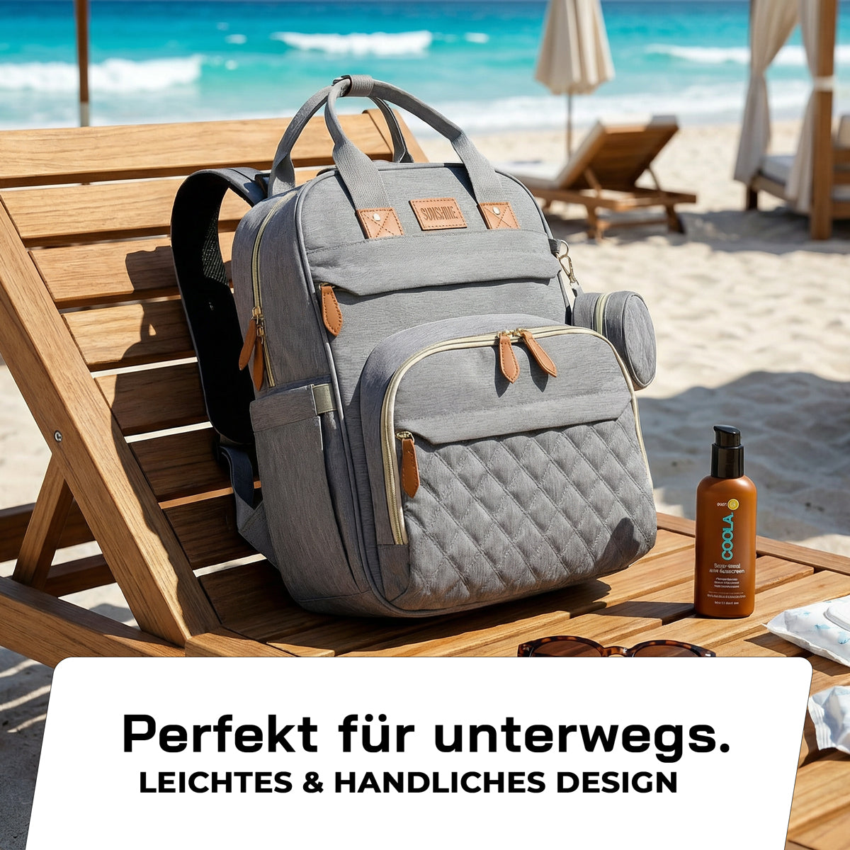 Napso - Windelrucksack Ausfahrbar mit Bett